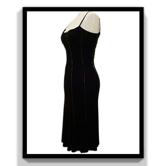 BCBGMaxAzria Beaded Dress with Adjustable Straps - Picture 6 of 16